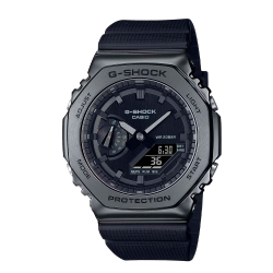 Монополия | Японские наручные часы мужские Casio G-SHOCK  GM-2100BB-1A с хронографом