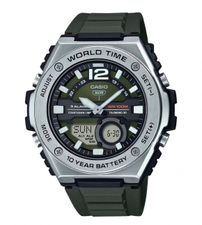 Монополия | Японские часы мужские CASIO Collection  MWQ-100-3A с хронографом