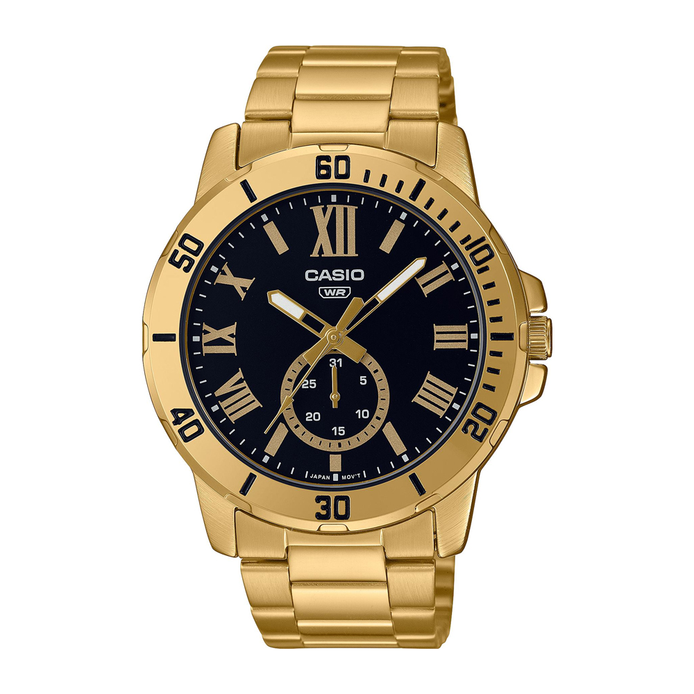 Купить Японские наручные часы мужские Casio Collection MTP-VD200G-1B вДонецке, Луганске и Мариуполе