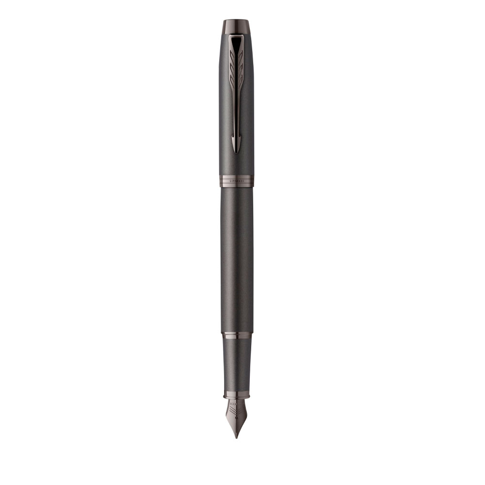 Купить Перьевая ручка Parker IM Professionals Monochrome Titanium, перо:F/M,  цвет чернил: blue 2172958, 2172959 в Донецке, Луганске и Мариуполе | PARKER  | Брендовые часы и украшения в Донецке, Луганске и Мариуполе | Monopolia