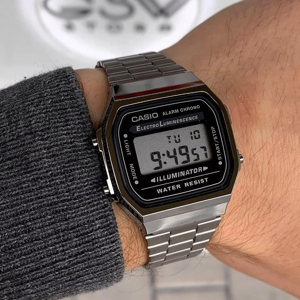 Купить Японские наручные часы Casio Vintage A-168WEGG-1A в Донецке,  Луганске и Мариуполе | Casio | Брендовые часы и украшения в Донецке,  Луганске и Мариуполе | Monopolia