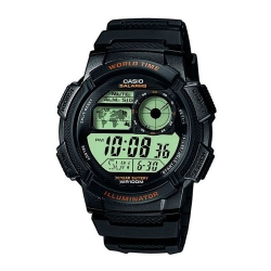Монополия | Японские наручные часы мужские Casio Collection AE-1000W-1A с хронографом