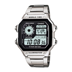 Монополия | Японские наручные часы мужские Casio Collection AE-1200WHD-1A