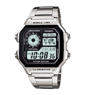 Монополия | Японские наручные часы мужские Casio Collection AE-1200WHD-1A