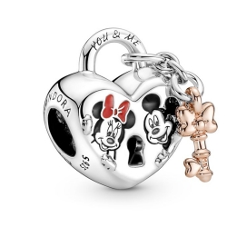 Монополия | Шарм-подвеска Pandora Moments «Вечная любовь Микки и Минни Маус» , Disney