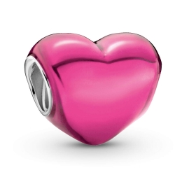 Монополия | Шарм-подвеска Pandora Moments «Розовое сердце» 