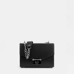 Монополия | Классическая каркасная сумка KETTE черного цвет