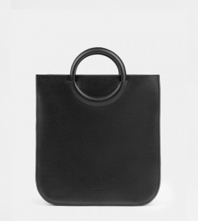 Монополия | Большая сумка-шоппер Bo в черном цвете