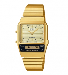 Монополия | Японские часы CASIO Vintage   AQ-800EG-9A с хронографом