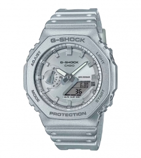 Монополия | Японские наручные часы мужские Casio G-SHOCK GA-2100FF-8A с хронографом