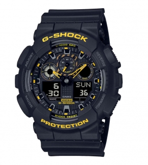Монополия | Японские наручные часы мужские  Casio G-SHOCK GA-100CY-1A с хронографом