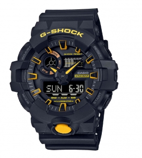 Монополия | Японские наручные часы мужские Casio G-SHOCK GA-700CY-1A с хронографом