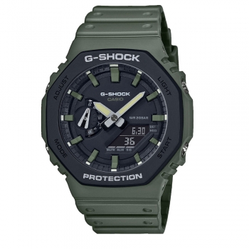 Монополия | Японские наручные часы мужские Casio G-SHOCK GA-2110SU-3AER с хронографом