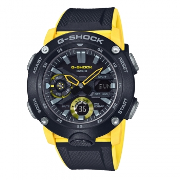 Монополия | Японские часы мужские CASIO G-SHOCK GA-2000-1A9ER с хронографом