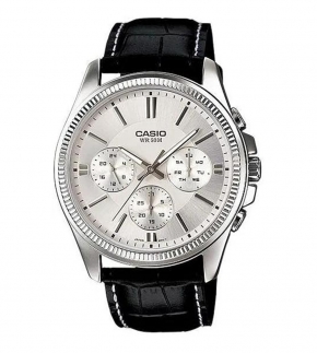 Монополия | Японские наручные часы мужские Casio Collection MTP-1375L-7A