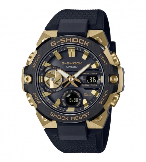 Монополия | Японские часы мужские CASIO G-SHOCK GST-B400GB-1A9 с хронографом
