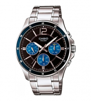 Монополия | Японские наручные часы мужские Casio Collection MTP-1374D-2A