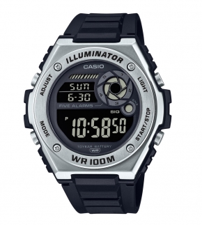 Монополия | Японские наручные часы мужские Casio Collection MWD-100H-1B
