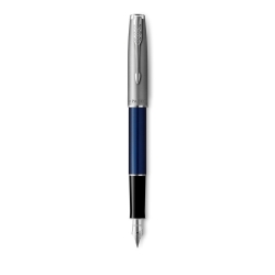 Монополия | Перьевая ручка Parker Sonnet Entry Point Blue Steel CT, перо: F, цвет чернил: black 2146747, 2146748