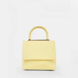 Монополия | Каркасная женская сумка TRAVEA в  цвете Лимон