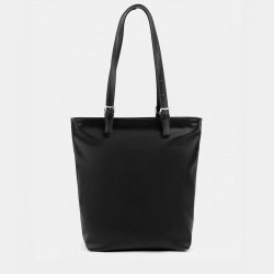 Монополия | Большая мягкая женская сумка-шоппер More черного цвета 