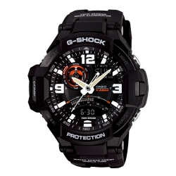 Монополия | Японские наручные часы мужские Casio G-SHOCK GA-1000-1A с хронографом