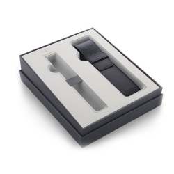 Монополия | Подарочная коробка Parker с чехлом для одной ручки, цвет черный