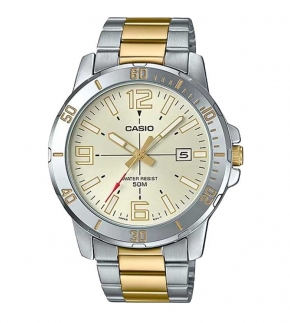 Монополия | Японские часы мужские CASIO Collection MTP-VD01SG-9B