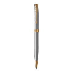 Монополия | Шариковая ручка Parker Sonnet , Stainless Steel GT, стержень: M, цвет чернил: black 1931507 