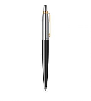 Монополия | Шариковая ручка Parker Jotter K160, цвет: Black/GT, стержень: M, цвет чернил: blue  S0098370