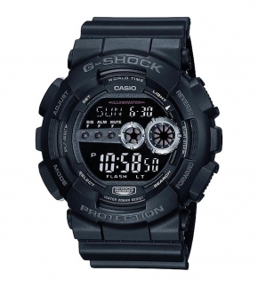 Монополия | Японские часы мужские Casio G-SHOCK GD-100-1B с хронографом