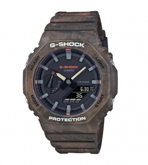 Монополия | Японские часы мужские Casio G-SHOCK GA-2100FR-5A с хронографом