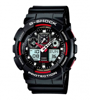 Монополия | Японские наручные часы мужские CASIO G-SHOCK GA-100-1A4