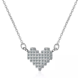 Монополия | Колье heart necklace XZA373