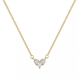Монополия | Колье Love Pendant Necklace X506 gold