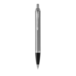 Монополия | Шариковая ручка Parker IM Stainless Steel CT, стержень: M, цвет чернил: blue, в подарочной упаковке. 2143631