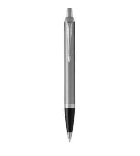 Монополия | Шариковая ручка Parker IM Stainless Steel CT, стержень: M, цвет чернил: blue, в подарочной упаковке. 2143631