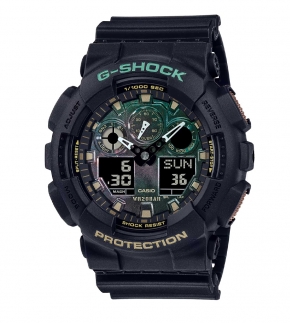 Монополия | Японские часы мужские Casio G-SHOCK GA-100RC-1A с хронографом