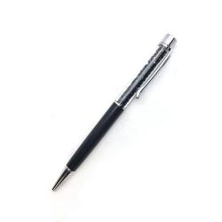 Монополия | Ручка CDE с кристаллами Swarovski Black