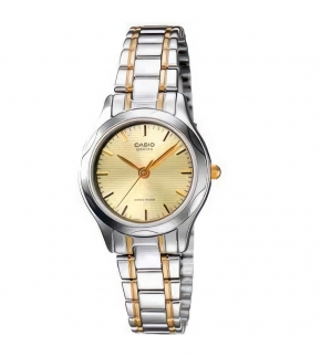 Монополия | Японские часы женские CASIO Collection LTP-1275SG-9A