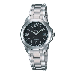 Монополия | Японские наручные часы женские Casio Collections  LTP-1215A-1A