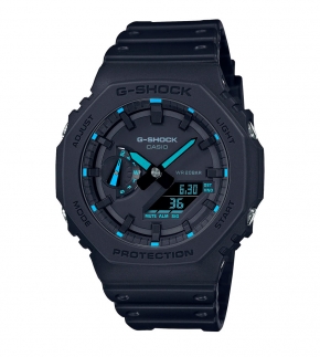 Монополия | Японские наручные часы мужские Casio G-SHOCK GA-2100-1A2ER с хронографом
