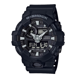 Монополия | Японские наручные часы мужские Casio G-SHOCK GA-700-1B с хронографом