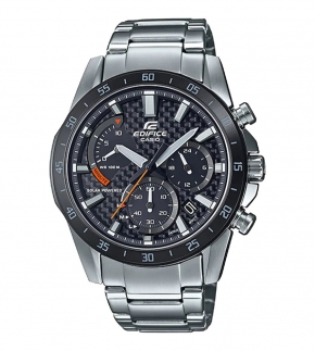 Монополия | Японские наручные часы мужские Casio Edifice EQS-930DB-1A с хронографом