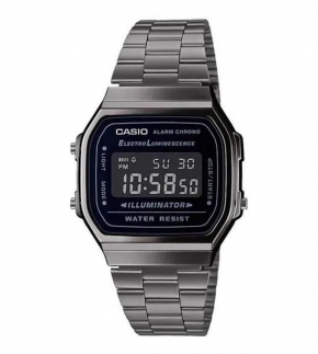 Монополия | Японские наручные часы мужские Casio Vintage A-168WGG-1B
