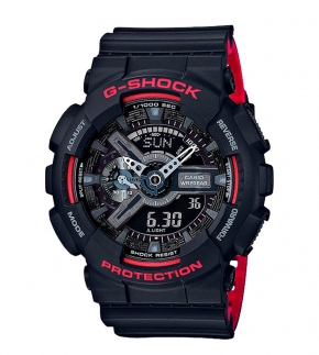 Монополия | Японские наручные часы мужские Casio G-SHOCK GA-110HR-1A с хронографом