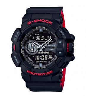 Монополия | Японские наручные часы мужские Casio G-SHOCK GA-400HR-1A с хронографом
