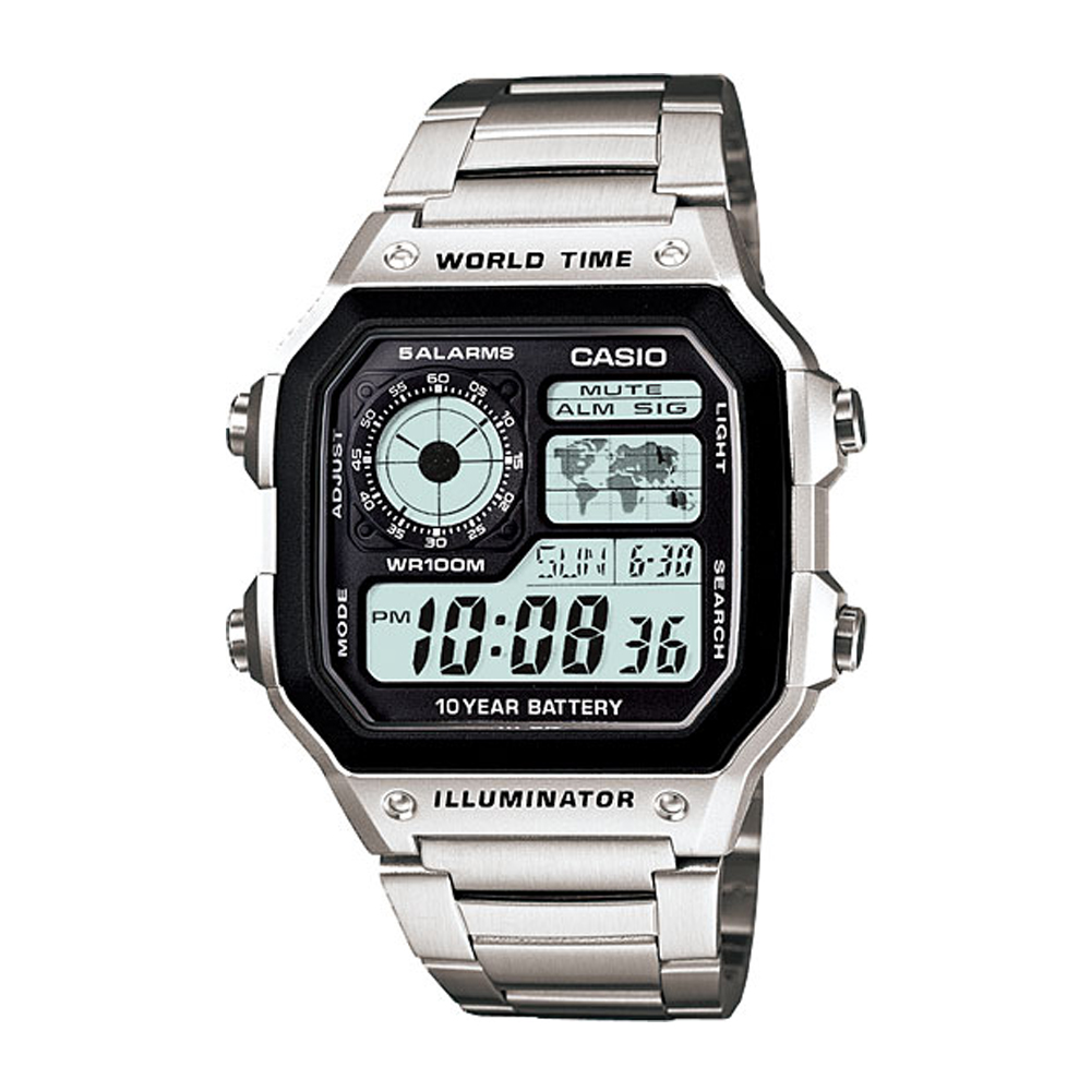 Японские наручные часы мужские Casio Collection AE-1200WHD-1A | Casio 