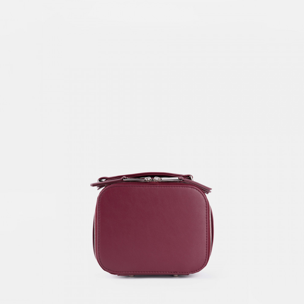 Каркасная  сумка Mia бордового цвета | ARNY PRAHT 