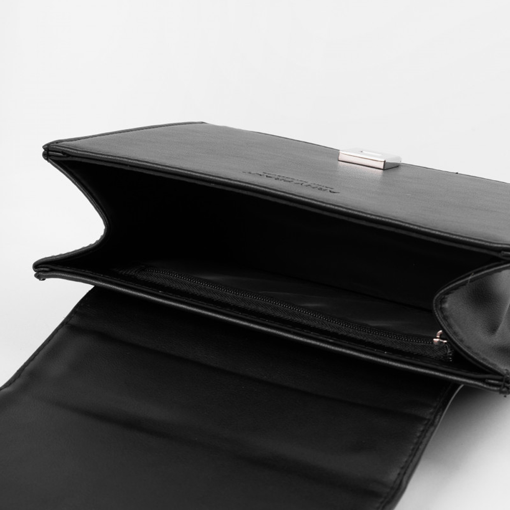 Каркасная сумка Kortni S в черном цвете | ARNY PRAHT 